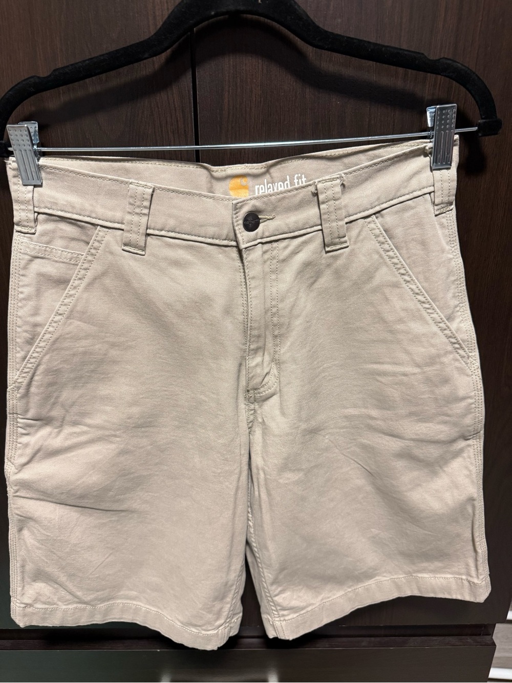 Carhartt Men’s Relaxed Fit Tan Shorts